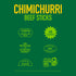 (0.5 Pack 12) 100% 45 Krave, Meat Sticks Minis, Chimichurri flavor - Ounce Sticks, of - Grass Fed Beef, Calories Per
