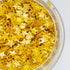 Gold Edible Star Shaped Glitter for Cakes, Fancy Edible Stars Cake Decorations in Metallic Gold for Baking, Toppings