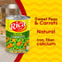 15 oz (Pack 12) Rica Rondo Peas and Carrots, Canned Vegetables, Can