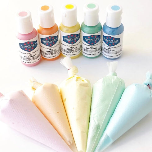 0.75 AmeriColor, Pistachio, Ounce Bottle, Soft Gel Paste Food Color