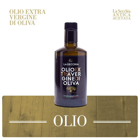 100% 500ml La Secchia - Italian Extra Virgin Olive Oil, Olives Grown Near Lake Garda, Flavorfull, Fruity, Bitter, Extra