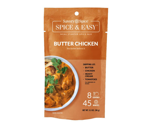 Savory Spice Butter Chicken Spice & Easy Meal Starter (3.3 oz) -