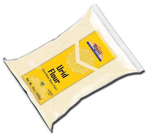 14oz (400g) Rani Urid/Urad Flour (Black Matpe Beans Flour) ~ All Natural | Vegan | Gluten Friendly | NON-GMO | Kosher |