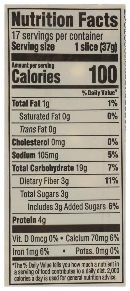 365 by Whole Foods Market 21 22 OZ Organic Grains & Seeds Bread
