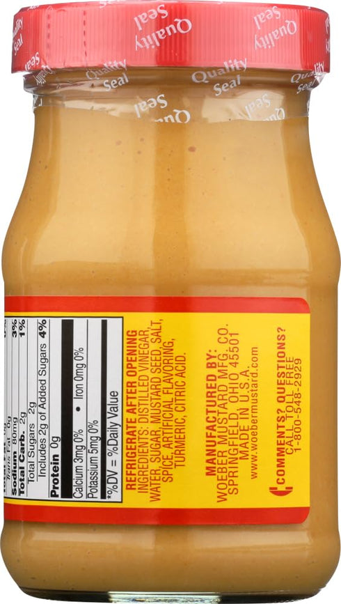 Woeber Mustard Mfg. Co. 7.5 Pack 2) Sweet Hot Mister Mustard Ounce (