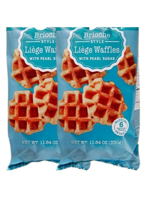Generic Brioche Style Lige Waffles Pack of 2 660g total
