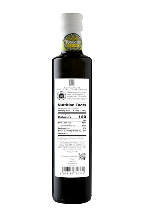 N1 2025 400+ Florence Drinking Extra Virgin Olive Oil Premium Early Harvest Gold Winner olive oil from Tuscany, Italy