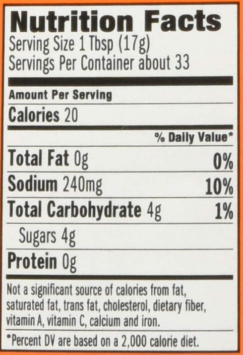 Whataburger (Pack 1) 20oz) Pack) Condiments of (Spicy Ketchup (Four