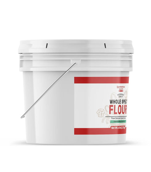 (6 Unpretentious Whole Spelt Flour, Light & Airy Flour, From Dehulled Spelt Berries Pound)