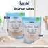 1.1lb (18oz) 82+ 100% Sante Naturelle Celtic Salt Organic Fine Ground - Unrefined French Mineral Sea Salt Organic, Rich