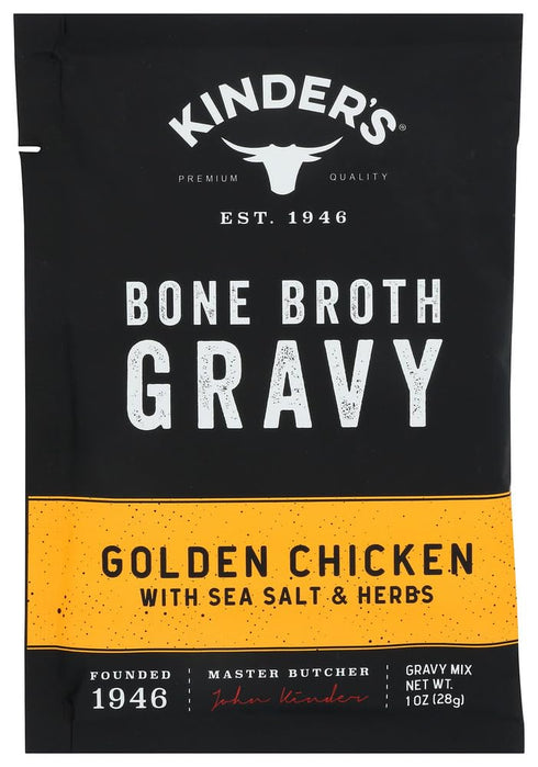 Kinder's, Bone Broth Golden Chicken with Sea Salt & Herbs Gravy Mix,