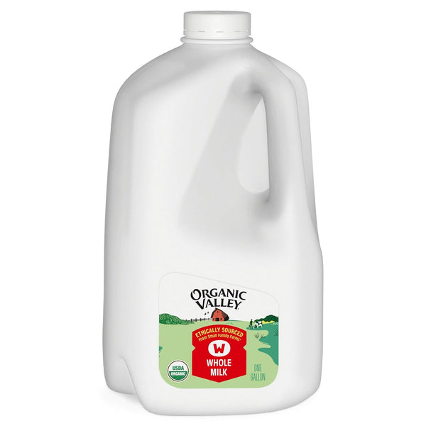 Organic Valley Organic Whole Milk Pasture Raised, Non GMO 128 oz (Gallon)
