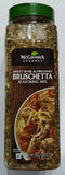 McCormick Bruschetta Seasoning Mix, 19 oz Shaker