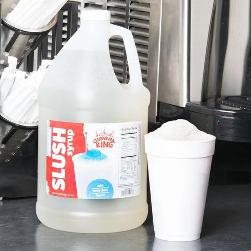1 5:1 Frozen 48 Commercial Neutral Slushy Mix Gallon Concentrate Drink Base for Slushie Machine, Granita Maker & Snow