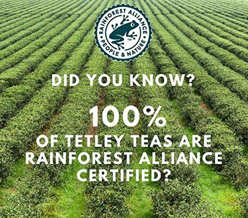 320 Tetley British Blend Premium Black Tea, Teabags, Rainforest Alliance Certified