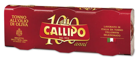 Callipo - Tonna all'Olio di Oliva - Tin - 3 x 80g -