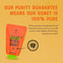 100% 14 oz. Nate's Organic Honey - Pure USDA Organic Raw & Unfiltered Honey - Two No-Drip Sustainable Squeeze Pouches