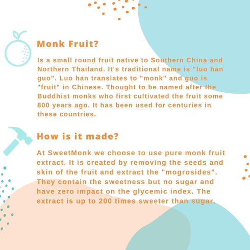 SweetMonk 100% Pure Original Monk Fruit Sweetener Liquid Sugar Substitute, 1.7oz, Zero Calorie Keto Friendly Drops