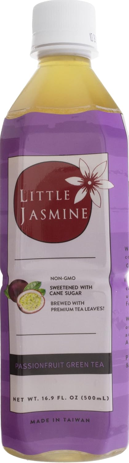 Little Jasmine Passion Fruit Green Tea, Sweetened with Cane Sugar, Real Fruit