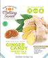 (4.4oz, Pack 1) Melting Sweet Premium Individually Wrapped Ginger Hard Candy