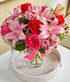 From You Flowers - Rose and Lily Bouquet with Glass Vase | Fresh Flower Bouquets for Birthday, Anniversary, Get Well