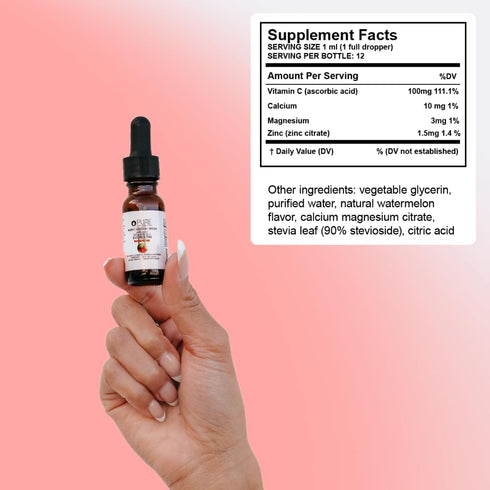 Immunity -12 Pure Inventions - Coconut Water, Lemon Lime & Watermelon Water Infusion Drops - Antioxidants, Vitamin C