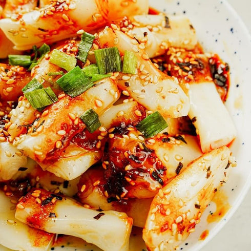 Yummy99 255g, 3 Akuan Steamed Rice Noodle Rolls, Sweet and Spicy, Vegetarian, Ready in Minutes