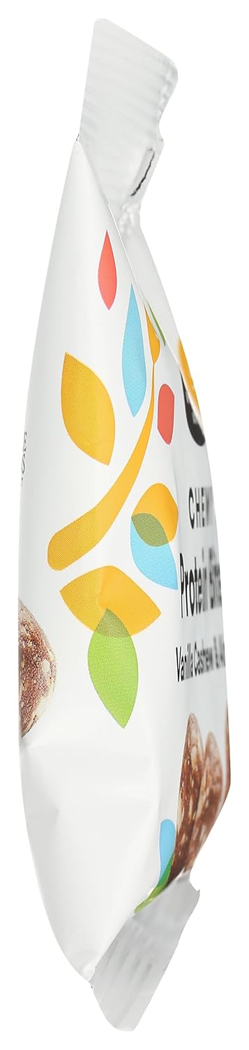 365 Vegetarian,1.58 by Whole Foods Market, Chewy Protein Bites, Vanilla Cashew & Almond Flavor, Ounce