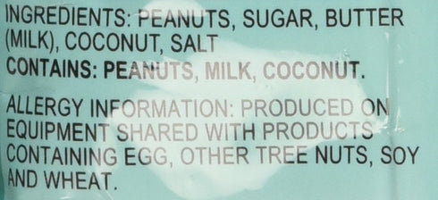 Adams & Brooks, Inc. 5.5 P-Nuttles Butter Toffee Coconut Peanuts, Ounce Bag