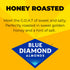 6 Oz (Pack 12) Blue Diamond Almonds Honey Roasted Snack Nuts, Resealable Cans