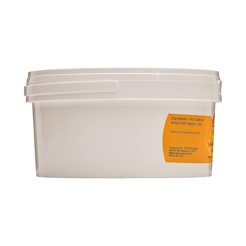 52.91 oz (1500 TUTTOCALABRIA, Calabrian Hot Chili Pepper Powder, Bulk Tub, g) All Natural, Non-GMO, Product of Italy