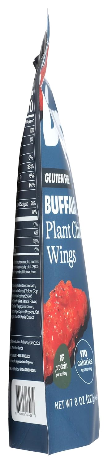 DARING Frozen, 8 Foods, Chicken Wings Plant Based Buffalo, Ounce