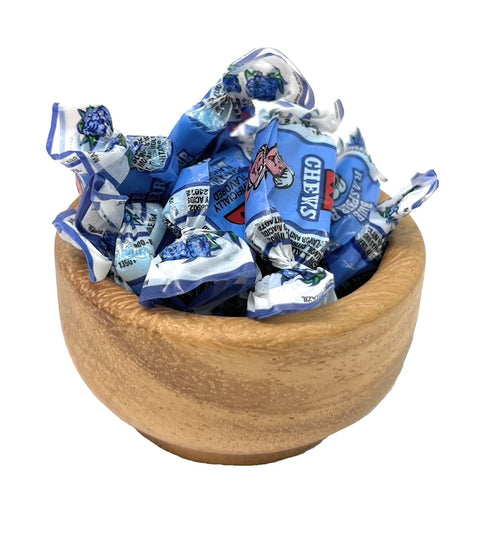 2 Wild Blue Raspberry Flavored Fruit Chews, Pounds Bulk