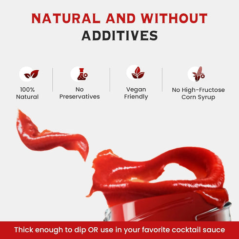15 oz Pack 2 KetchHot Habanero Spicy Ketchup - Small-Batch, All-Natural Tomato Catsup with Heat - Nothing Artificial