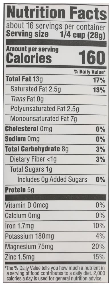 365 16 by Whole Foods Market, Roasted Unsalted Cashews, Ounce