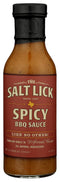 Salt Lick Spicy Recipe BBQ Sauce, Gluten Free, 12 Ounces (Pack Of 6)