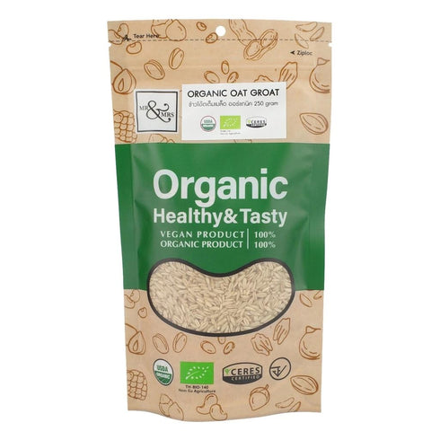 Generic Whole Oat Groats Traditional Steel-Cut Oats for Hearty, Slow-Cooked Breakfasts 250g