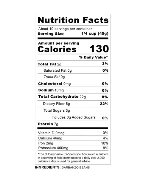 Mikinok Beans (6PK) Mikinok Dry Garbanzo Beans