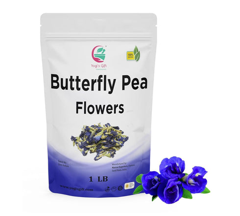 Butterfly Pea Flower Dried 1 LB (1000+ Cups) | Blue Butterfly Pea