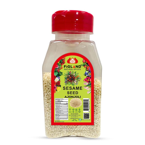 FIGLAND Natural Sesame Seeds Premium Ajonjoli, Pure Natural Hulled Sesame Seed for Cooking,