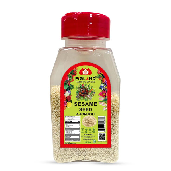 FIGLAND Natural Sesame Seeds Premium Ajonjoli, Pure Natural Hulled Sesame Seed for Cooking,