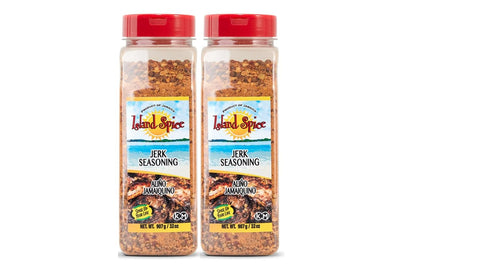 Island Spice Jerk Seasoning Product of Jamaica, Restaurant Size, 32 oz (2