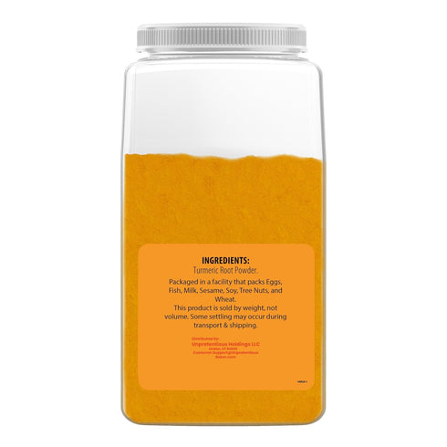 5 lb, Unpretentious Turmeric Powder Natural, Non-GMO, Curry Powder Spice