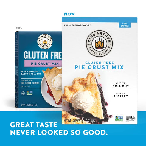 Packaging 14 (Pack 6) King Arthur Gluten-Free Pie Crust Mix, May Vary, Ounces