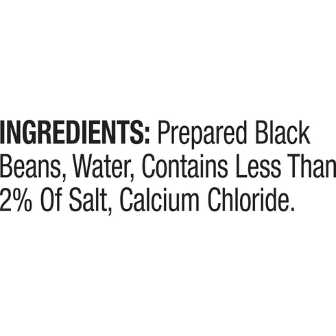 15 (Pack 12) Ortega Black Beans, Original Flavor, Ounce