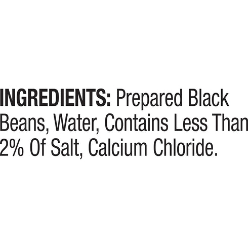 15 Ortega Black Beans, Original Flavor, Ounce