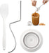 Enhon Natural Peanut Butter Stirrer Kit, 11.3in 304 Stainless Steel Peanut Butter
