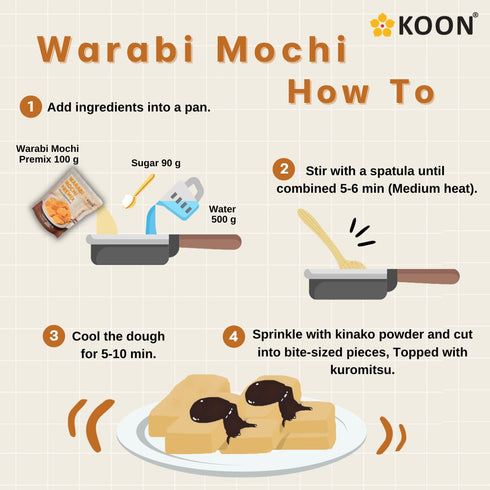 Generic 7 Oz. (200g.) Warabi Mochi Premix Flour KOON