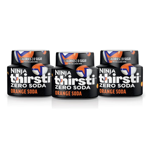 Ninja Thirsti Flavored Water Drops, ZERO SODA Orange Soda, Classic Soda Flavors,