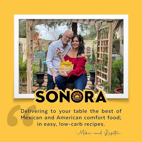 1g (8 oz 12) Sonora Keto Tortilla Mix | Mexican Low Carb Gluten Free | Net Carbs | Just Add Water, Oil & Egg | Corn